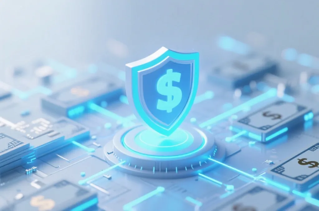 银行级加密与合规资金保障概念图